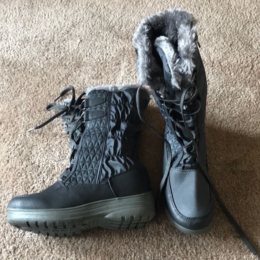 Aqua stop grey boots